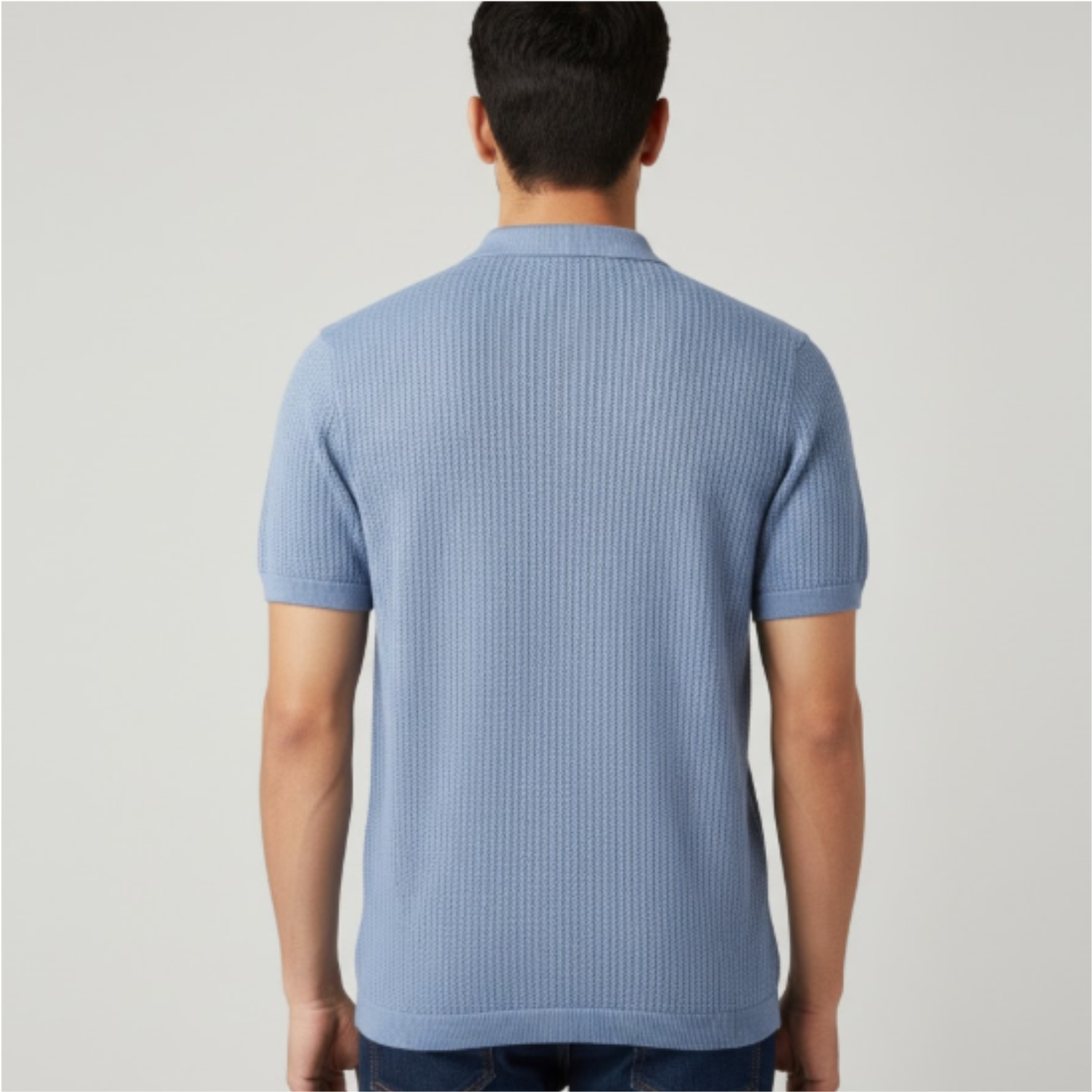 Men's Waffle Knit Polo