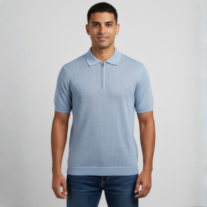 Men's Waffle Knit Polo