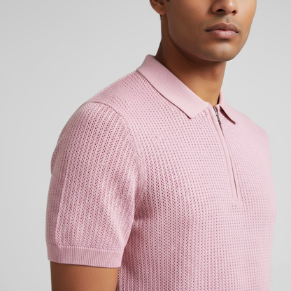 Men's Waffle Knit Polo