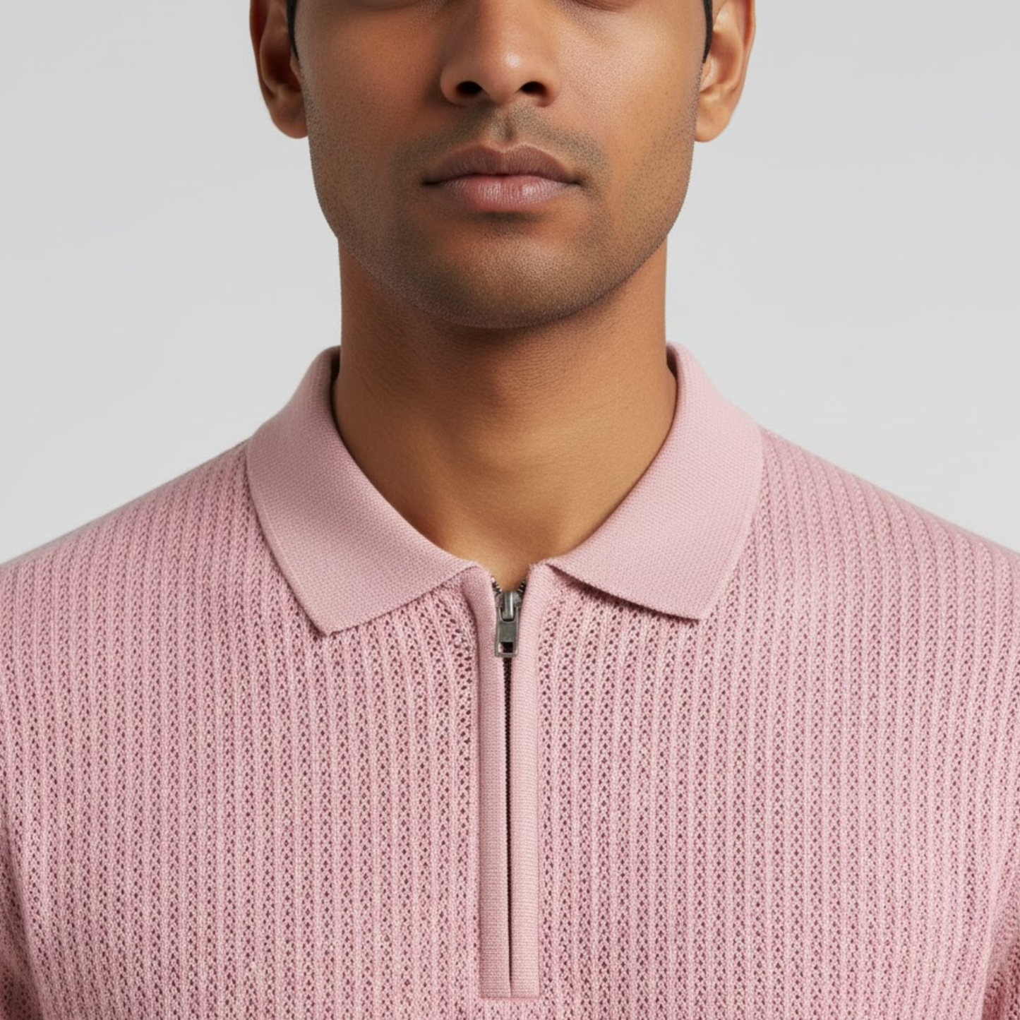 Men's Waffle Knit Polo