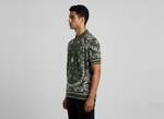 Green Paisley Pattern Short Sleeve T-Shirt
