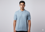 Light Blue Short Sleeve Polo T-Shirt